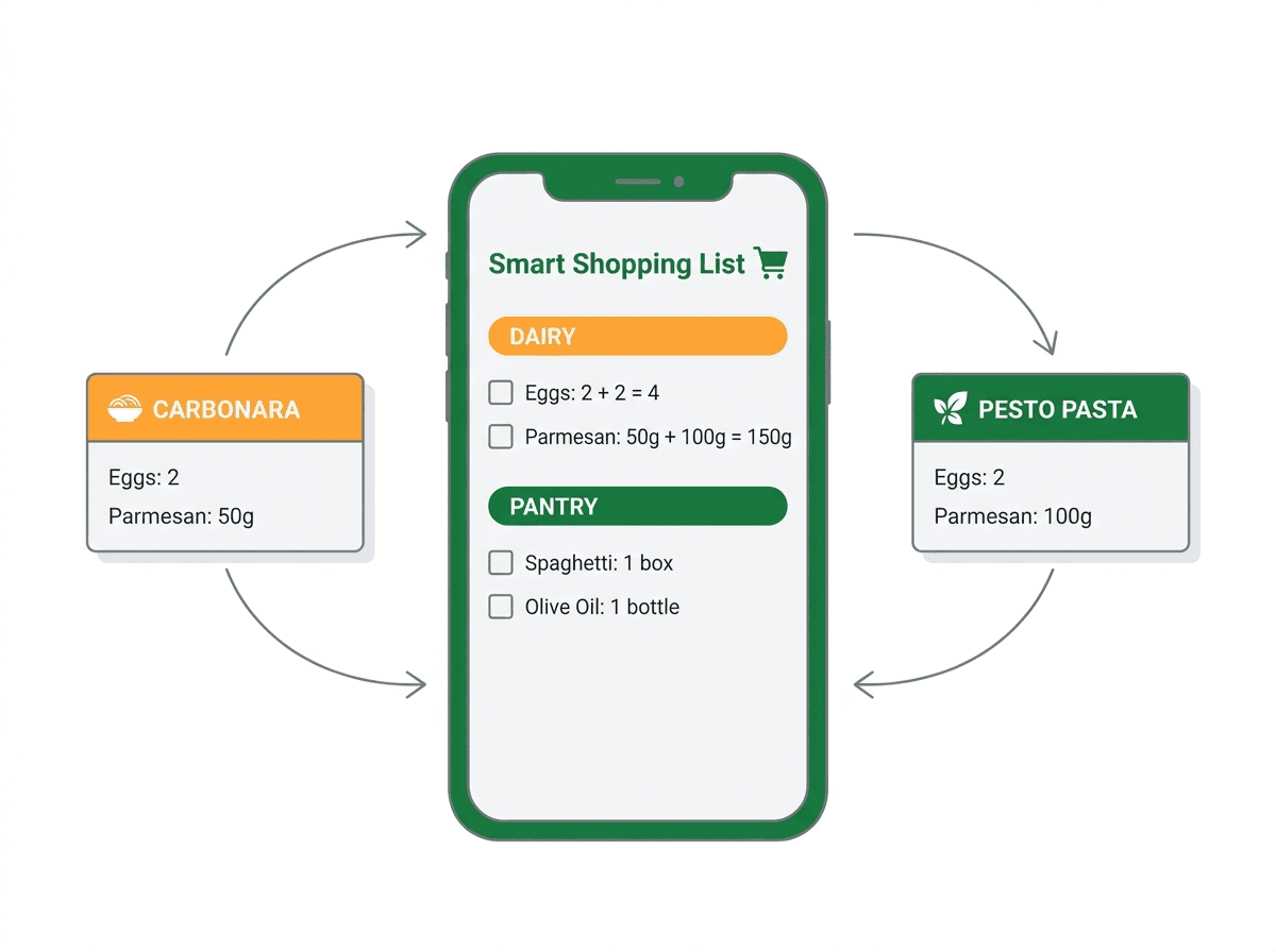 Smart shopping list